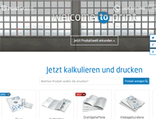 Tablet Screenshot of printworld.com